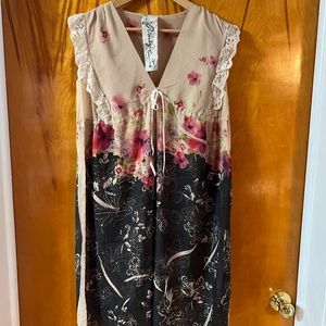 Code vintage short sleeve skirt